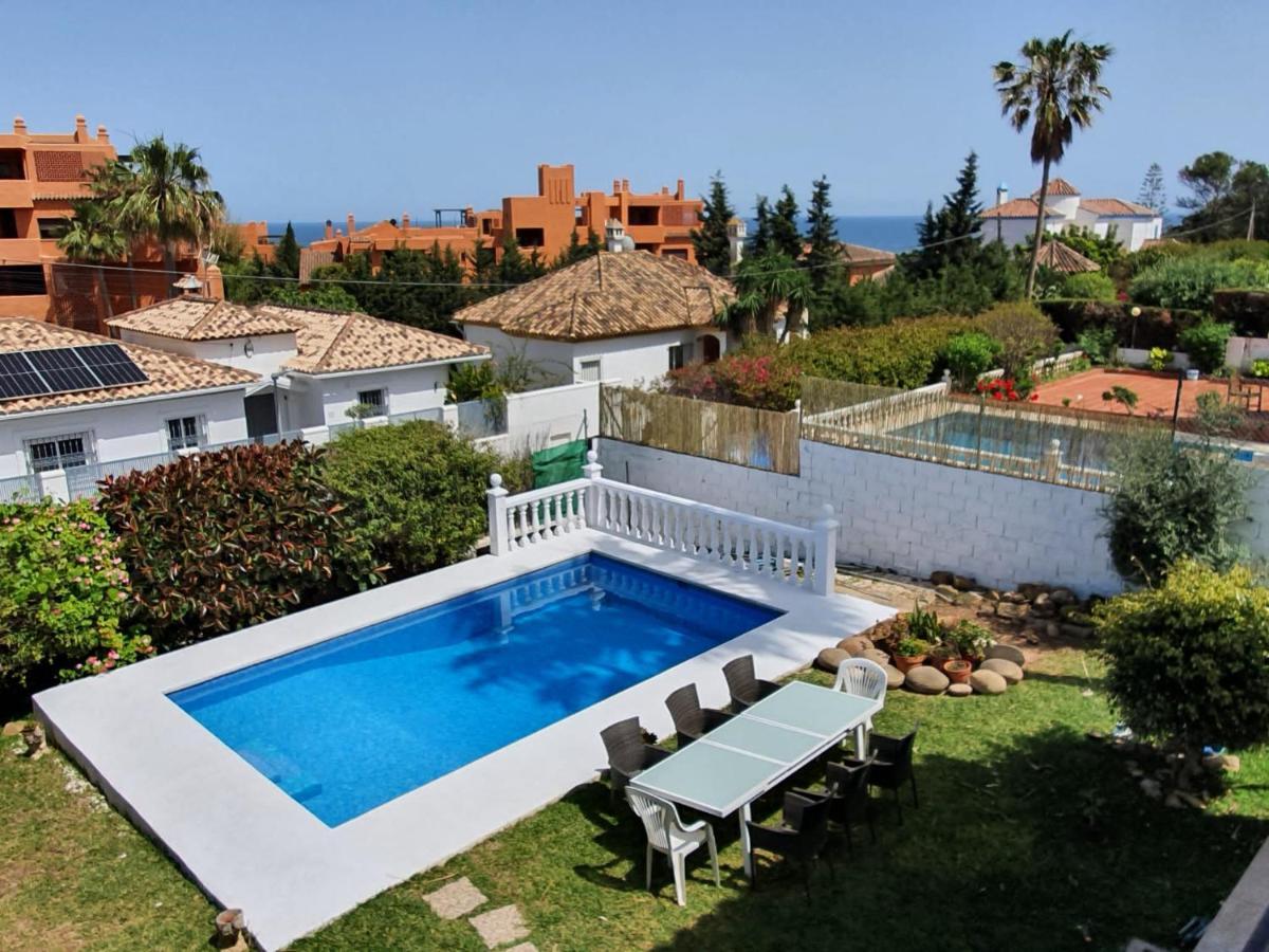 Beautiful 5 Bedroom Villa, Sea Views, Private Pool, Estepona Newly Refurbished Ngoại thất bức ảnh